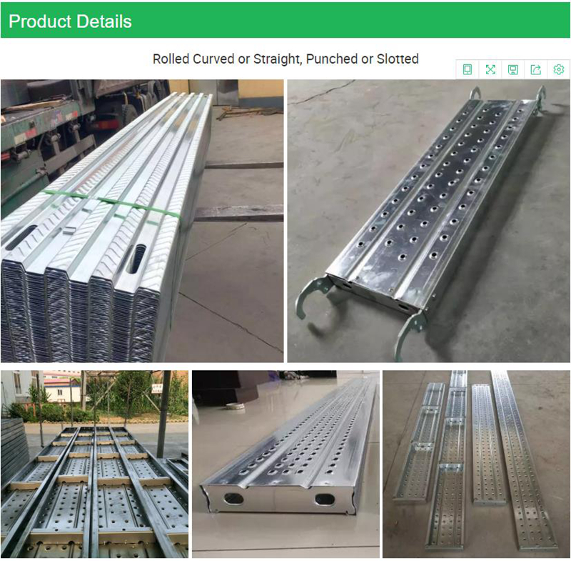 CNC Producing scaffold making machinery Line scaffolding walk board steel floor deck roll forming machine