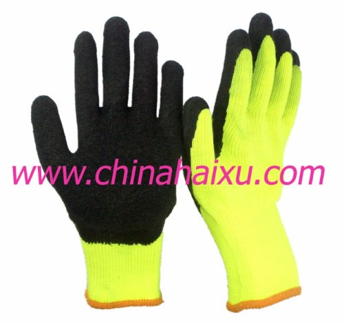 latex gloves coated safety working gloves