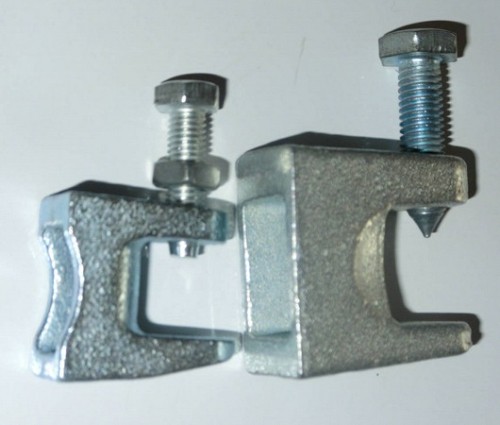 Zinc Plated c-type throat opening cast iron beam clamp