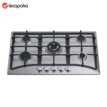 Acciaio inossidabile 6 Burner Gas ha suonato pesante