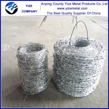 wholesale alibaba cheap fencing 2 strands/4 points barb wire on ebay