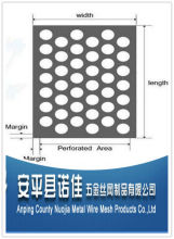 aluminum punched panel /it plates microperforated aluninum/Hole Perforated Metal