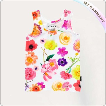 Kids Floral Singlet