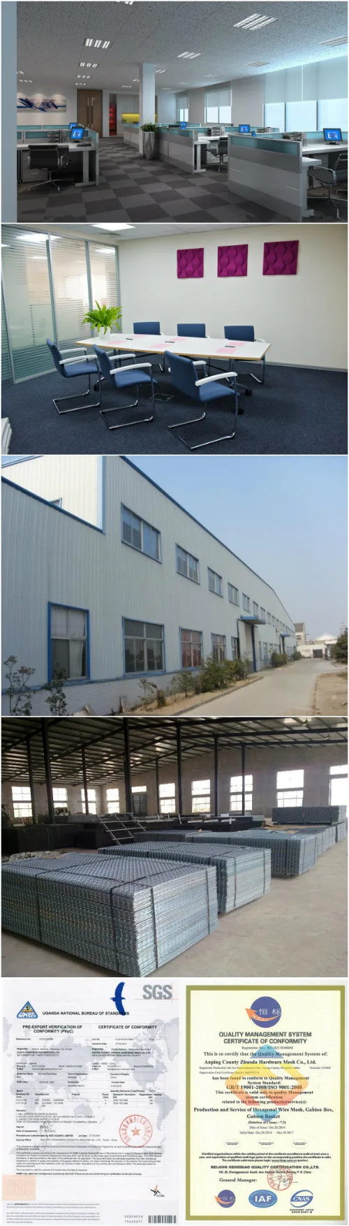 China ISO 9001 Factory Cheap Welded Gabion Wire Amazon Bbay Sale