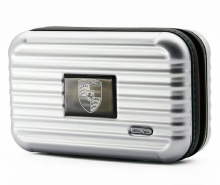 Retro waterproof PC cosmetic bag handbag