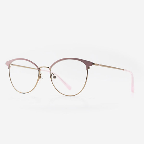 Club ronde metalen vrouwen optische frames