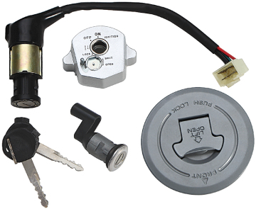 Suzuki YAMAHA Bajaj Lock Set Kit Tank Cap