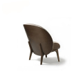 Bergere Μονόκλινο κάθισμα Hab Fabric Lounge Πολυθρόνα