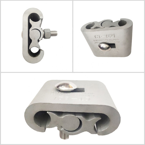 C tipe aluminium klem transisi transisi kompresi terminal klem (brazing) heat-resistant double conductor terminal clamp