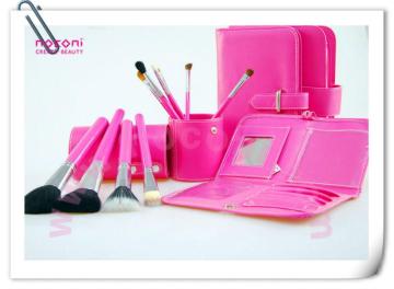 Private label cosmtic case brush holder makeup brush set