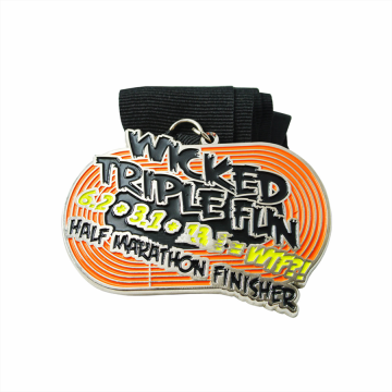 DIY popular colors marathon finisher medal