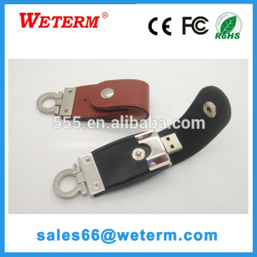 Popular Leather Butterfly Style USB Flash Drive for promotion