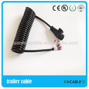 12 core spiral trailer cable trailer extension cable wire