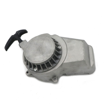 47cc 49cc 50cc Mini ATV Scooter Pocket Dirt Bike with Alloy Silver Pull Start Engine - 2-Stroke