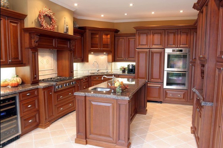 Prefabricated White Color Beech Wooded Kitchen Cabinets Hot Products For United States 2021
