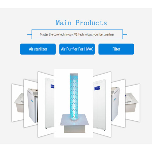 CE&FCC Approved Photocatalytic Air purifier for HVAC