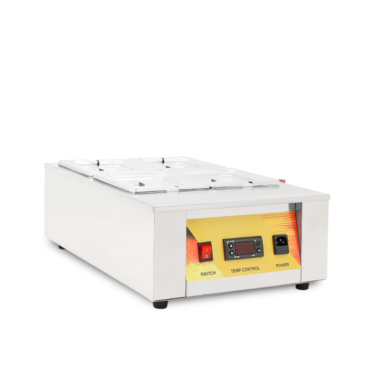 4 tank Chocolate Melting Machine with LED Control