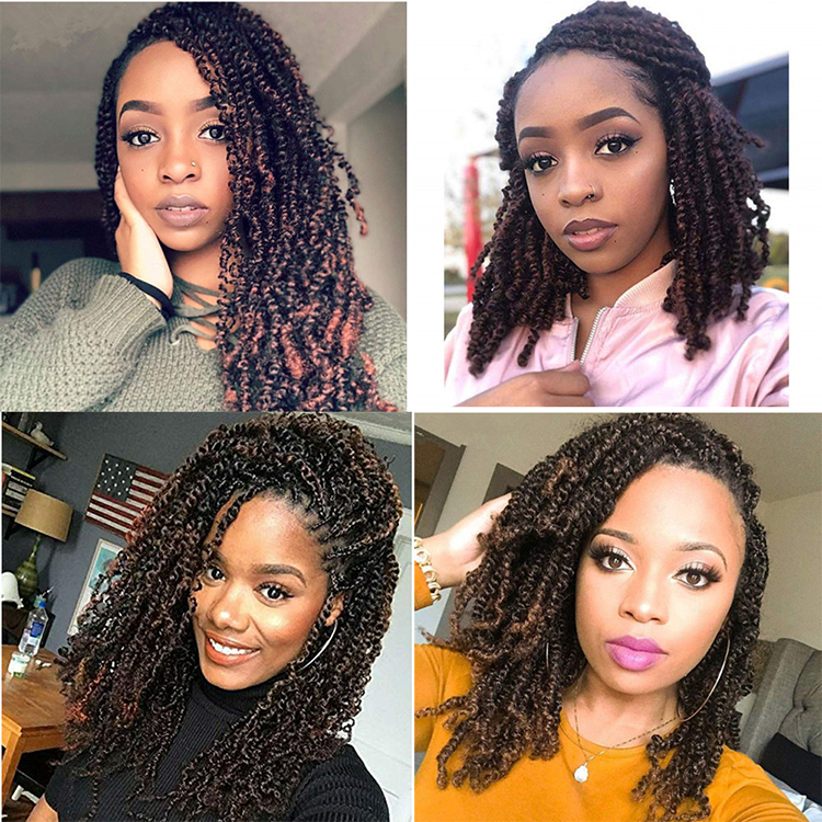 Wholesale Selling cheap crochet hair kinky cheap bomb wigs water wave twisted braiding braid crochet twists passion twist hair