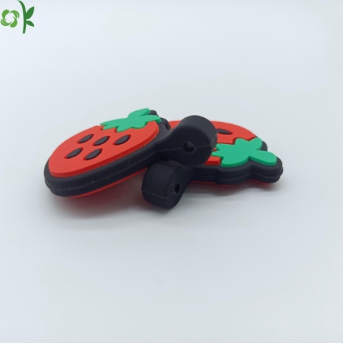 Silicone a forma di fragola personalizzata riutilizzabile