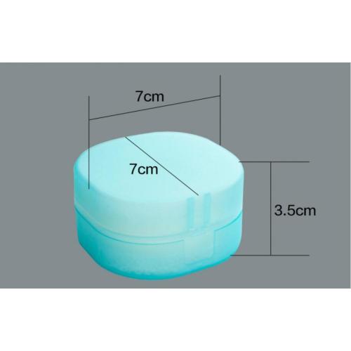 Boîtier / boîte à savon coloré en plastique avec couvercle