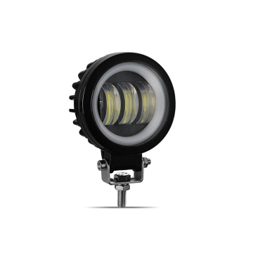 45W LED Motorcycle Headlamps: Angel Eye Devil Single Projector Headlights