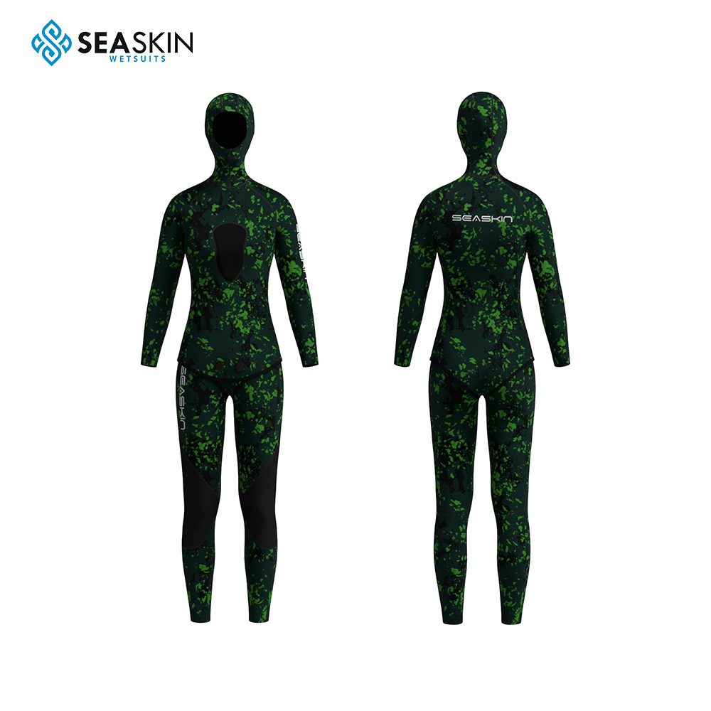 Seaskin 3mm Açık Hücre Bayanlar Spearfishing Wetsuits