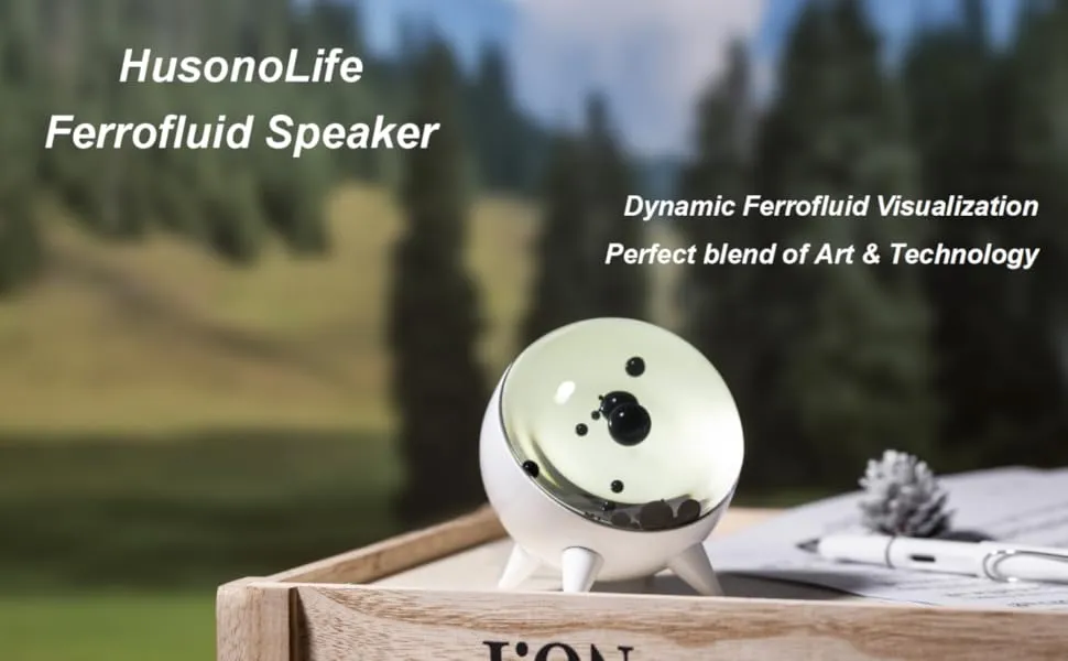 Dancing Magnetic Fluid Sound Visualizer with Music Rhythm