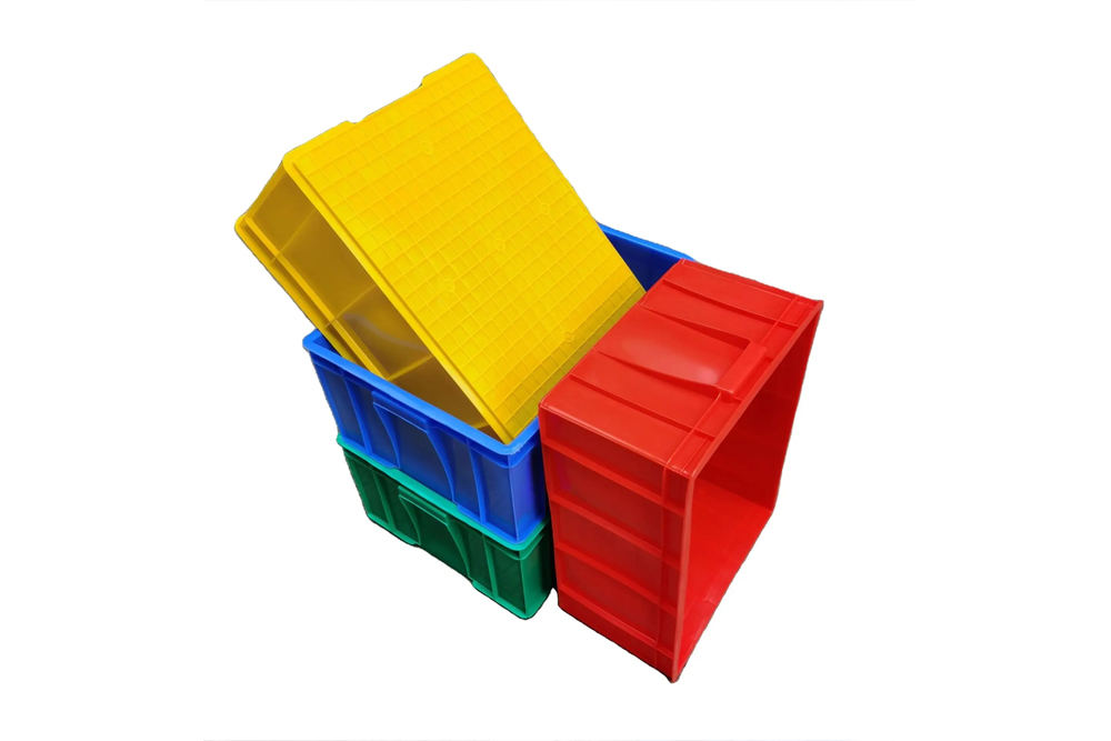 Plastic turnover box features Plastic turnover box features