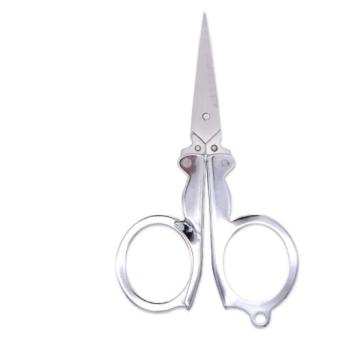 Folding Scissors: Compact Travel Tools for Embroidery, Tailoring, and Crafting