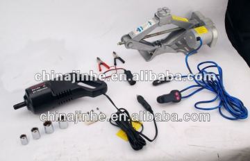 Electric Car Jack and Wrench Set
