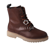 Lace-up LED sole PU middle boots