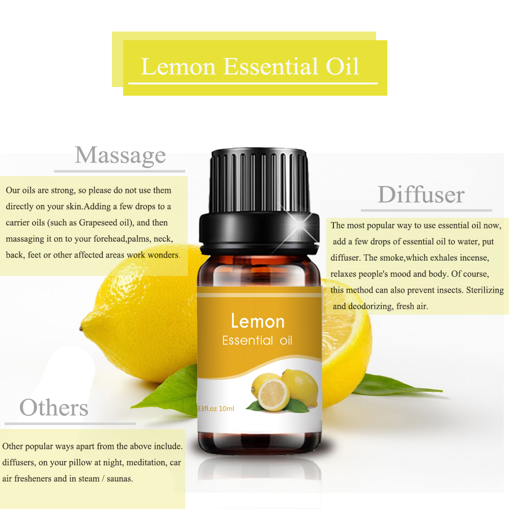 cosmetics grade wholesale lemon essential oil for aroma