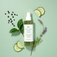 Natural Alcohol-Free Cucumber & Witch Hazel Facial Toner for Oily Skin