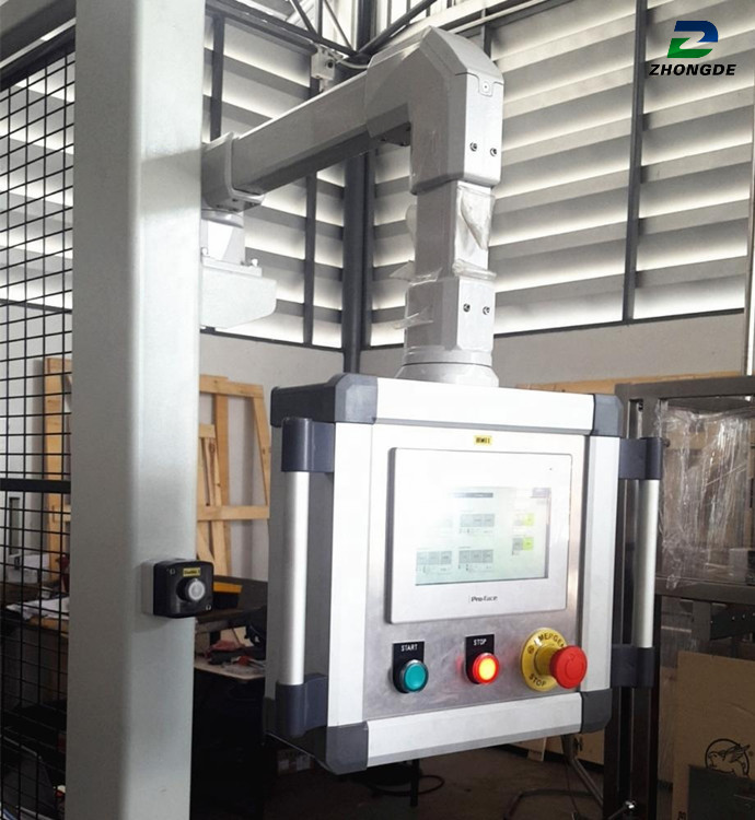 Industrial support arm system modular control box for CNC machine