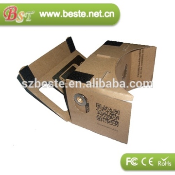 2015 hot selling DIY google cardboard vr google 3d google