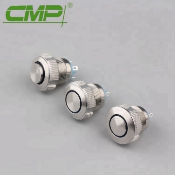 19mm LED Indicator Light Push Button Switch