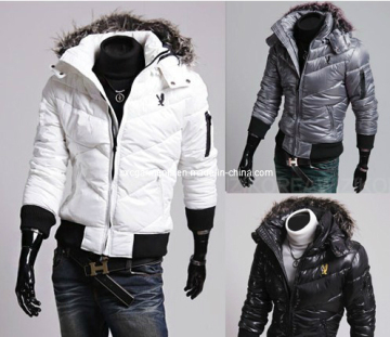 Wadded Jacket for Man with Hat