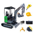 เครื่องขุดขนาดเล็กขนาดเล็ก 2.5 ตันใช้ Mini Excavator