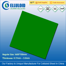 Mono color celluloid film, mono color celluloid foil, color celluloid sheet