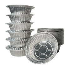 Customized Food Grade Round Aluminum Foil Pie Pans 9-inch Disposable Containers