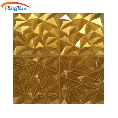 Waterproof PVC Interior Decor Wall Panel Rich And Colorful 3d Wall Sticker Panels