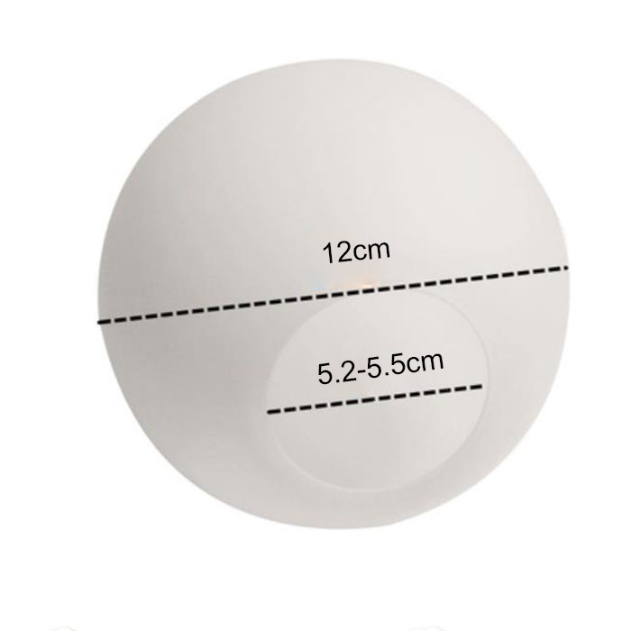 White Glass Lamp Shade Milky Globe Lampshades Fitting Lamp D10cm D12cm D15cm D20cm D25cm Round Light Cover Pantalla Lampara