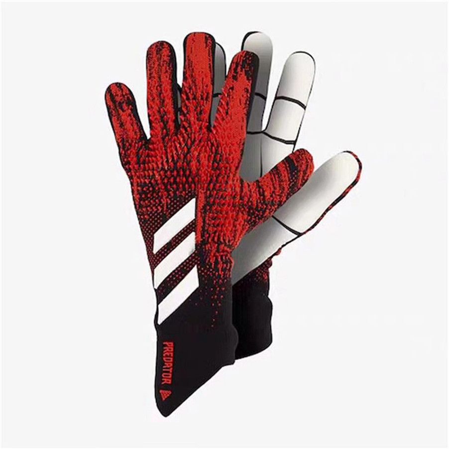 Вратарские перчатки для взрослых с прочным захватом и шипами для пальцев. Футбольные перчатки, обеспечивающие великолепную защиту от травм.