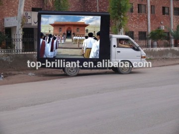 3 Sides mobile truck digital led billboard