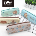 Custom cute cartoon cat PU pencil case