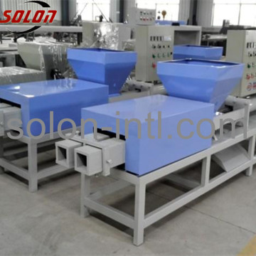 wood pallet block pressing machine line