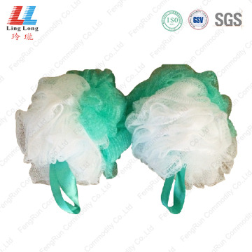 Two side mixture mesh sponge ball