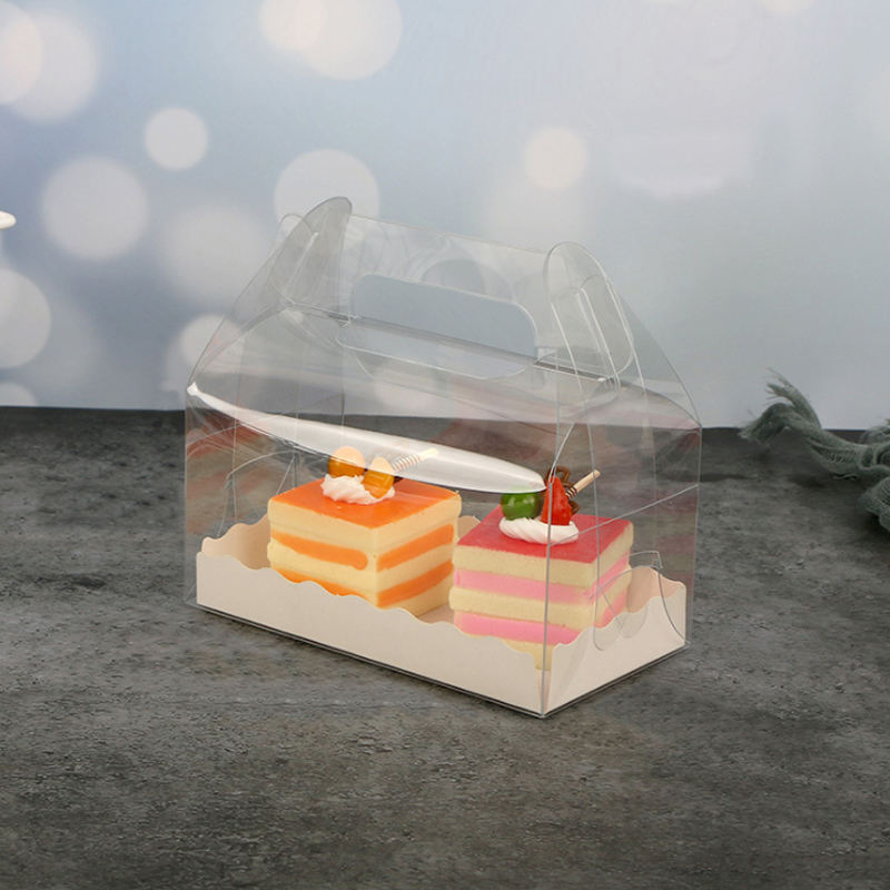 transparent cake box