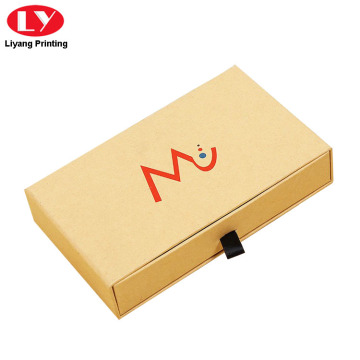 Custom Printed Logo Cardboard Kraft Drawer Boxes Packaging
