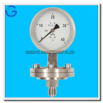 All stainless steel diaphragm pressure gauges